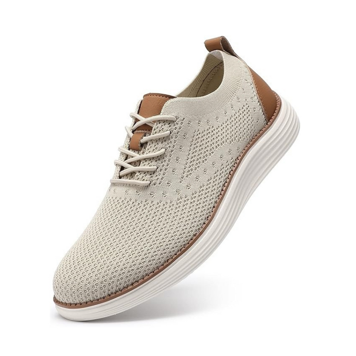 EVA Sole Knit Lace Up  Lightweight Sneakers
