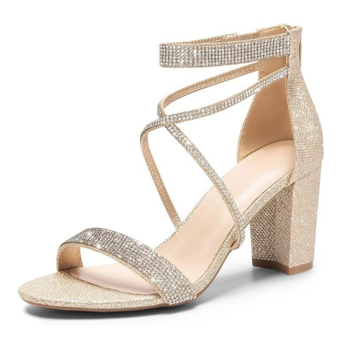 Open Toe Stylish And Versatile Block Sandals