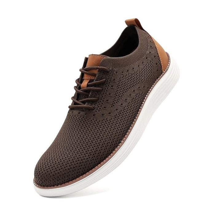 EVA Sole Knit Lace Up  Lightweight Sneakers