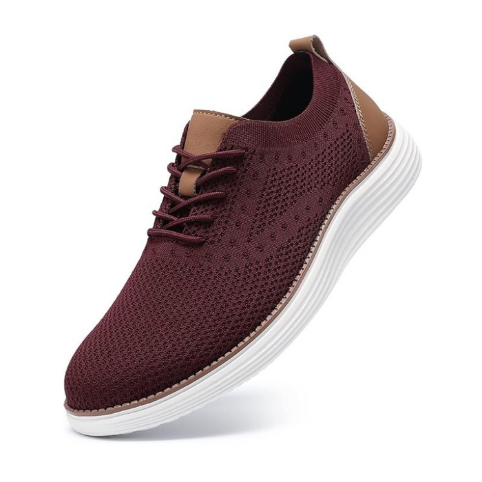 EVA Sole Knit Lace Up  Lightweight Sneakers