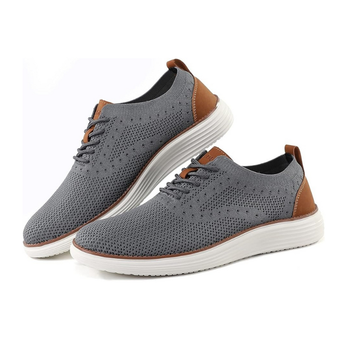 EVA Sole Knit Lace Up  Lightweight Sneakers