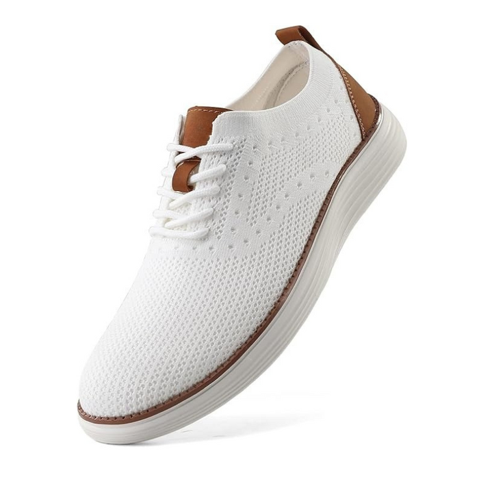 EVA Sole Knit Lace Up  Lightweight Sneakers