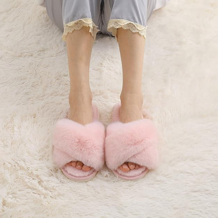 Plush And Supportive Lightweight House Slippers