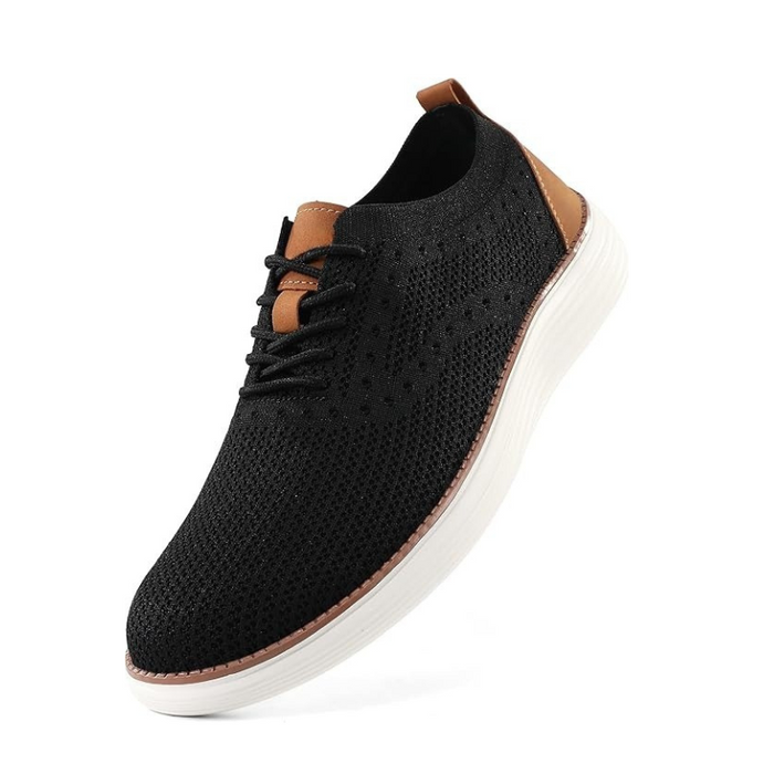 EVA Sole Knit Lace Up  Lightweight Sneakers