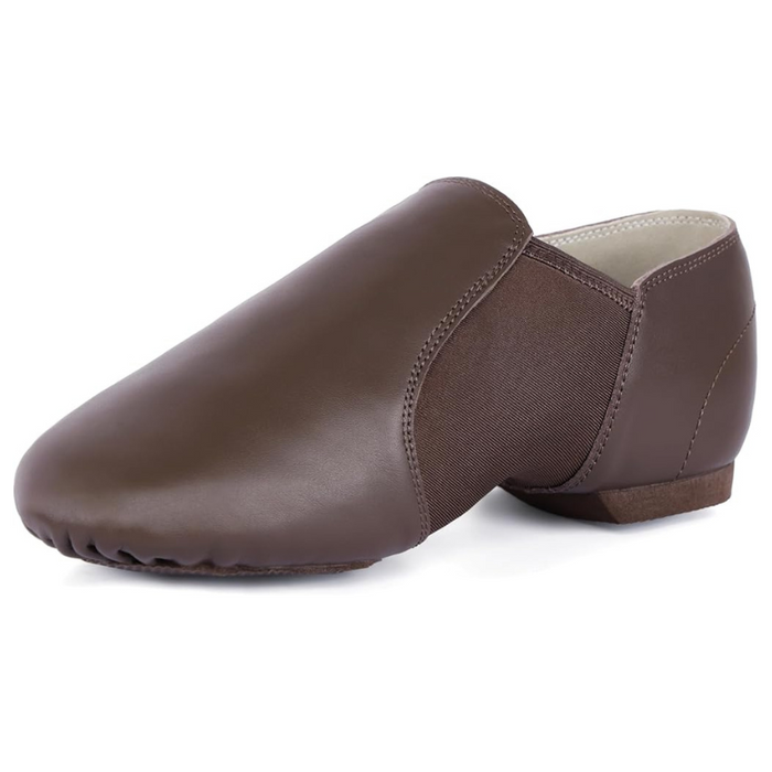 Slip On Leather Upper Jazz Shoes