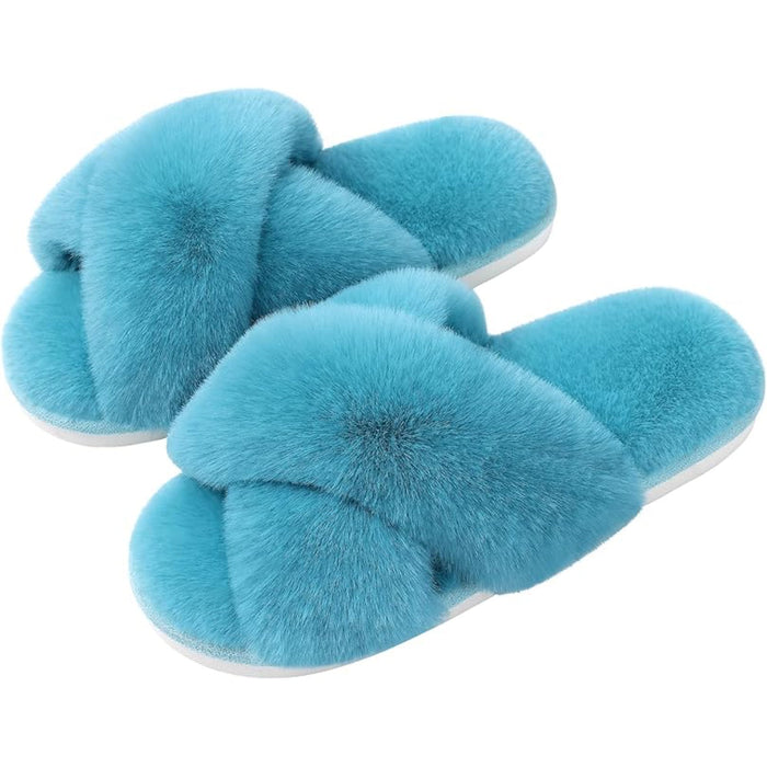 Plush And Supportive Lightweight House Slippers