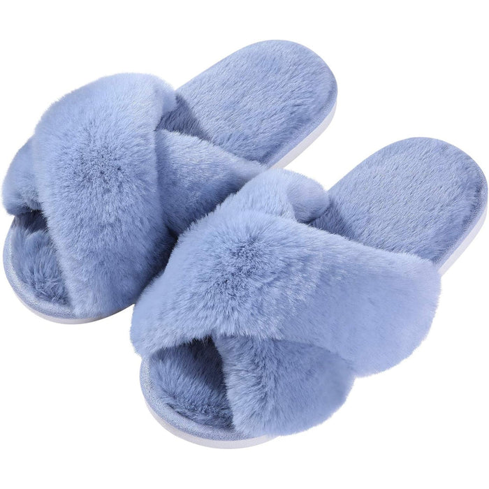 Plush And Supportive Lightweight House Slippers