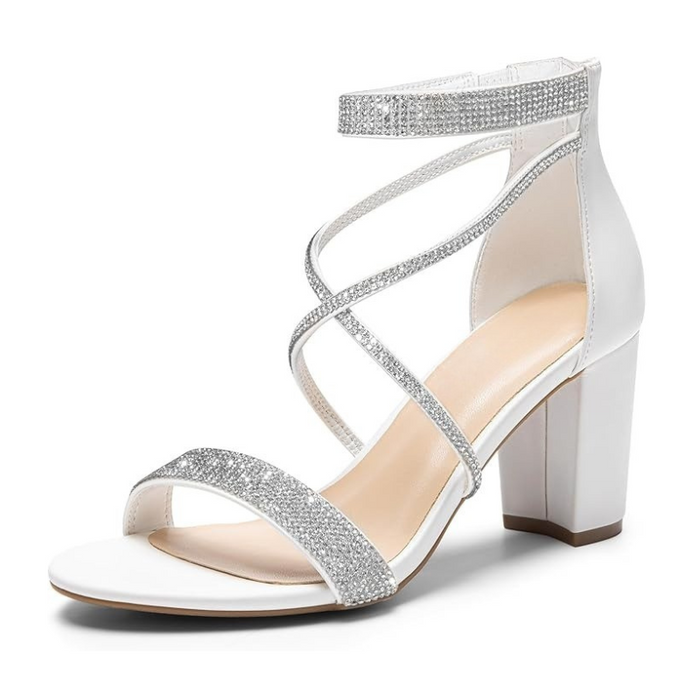 Open Toe Stylish And Versatile Block Sandals