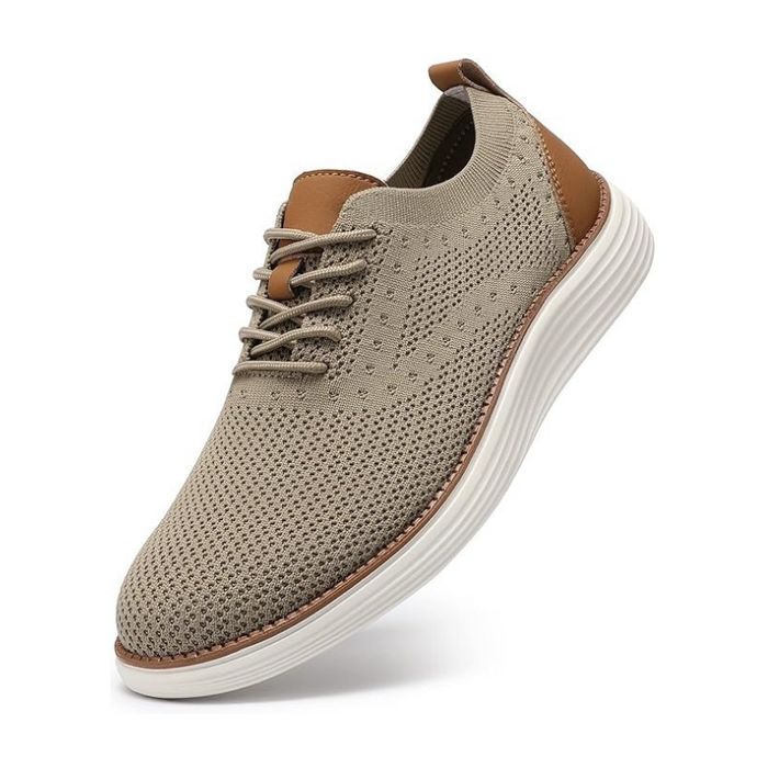 EVA Sole Knit Lace Up  Lightweight Sneakers