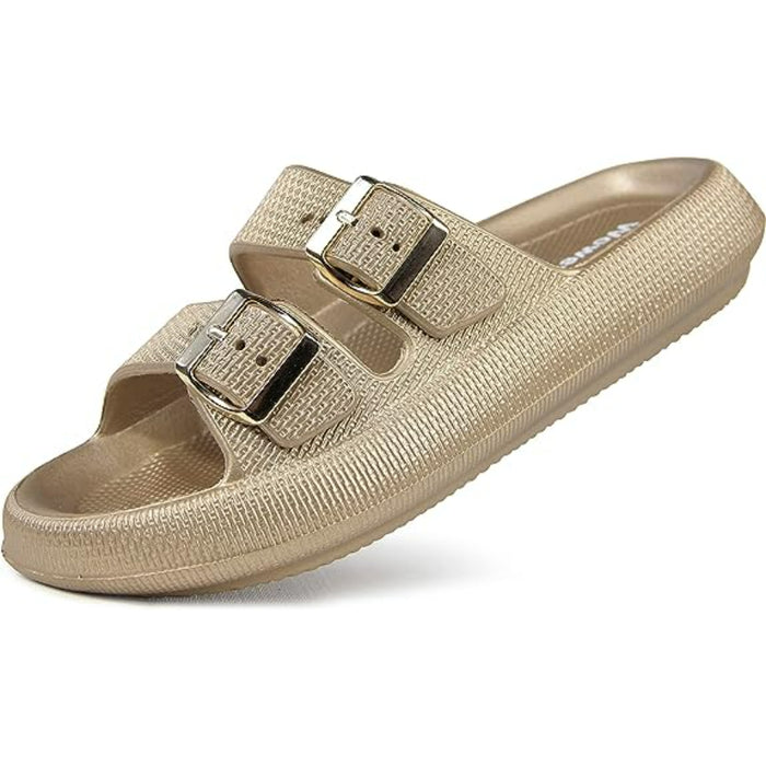 Adjustable Sandals With Double Buckle