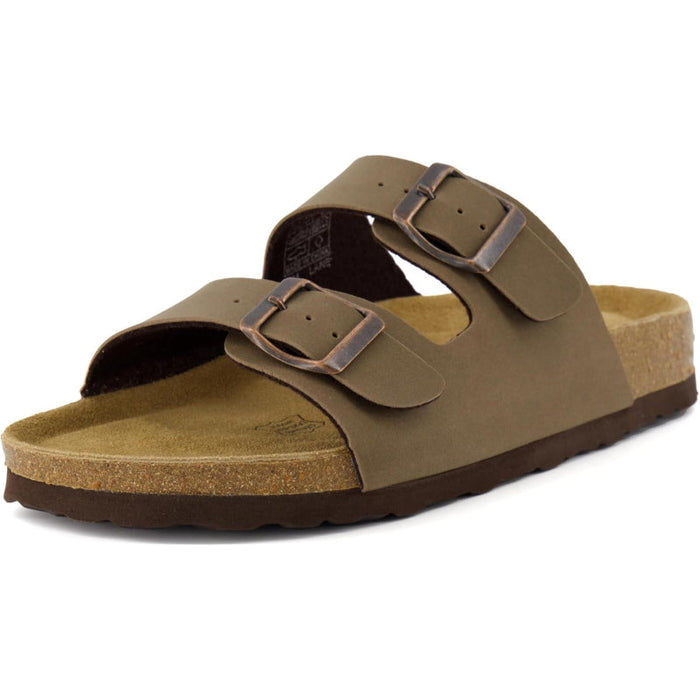 EVA Sole Cork Footbed Sandal With Adjustable Buckle