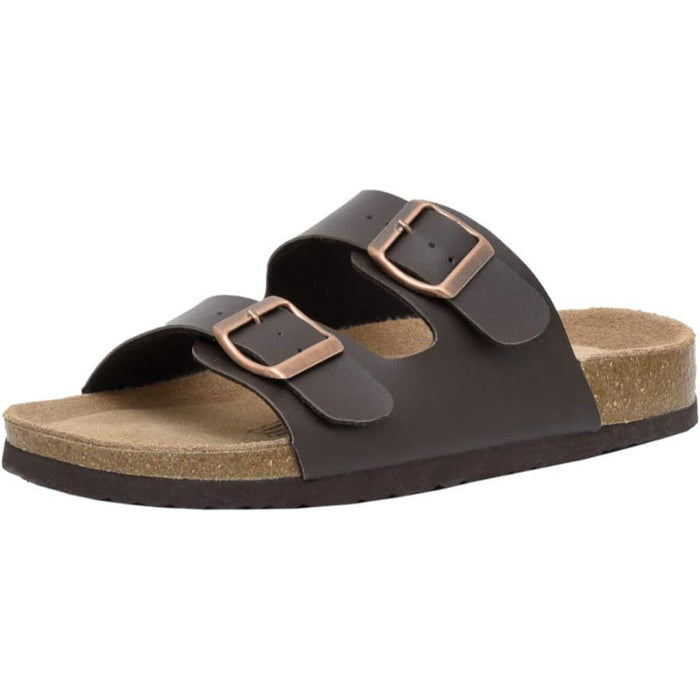 EVA Sole Cork Footbed Sandal With Adjustable Buckle