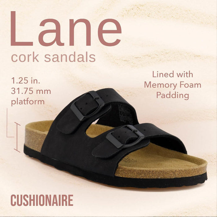 EVA Sole Cork Footbed Sandal With Adjustable Buckle
