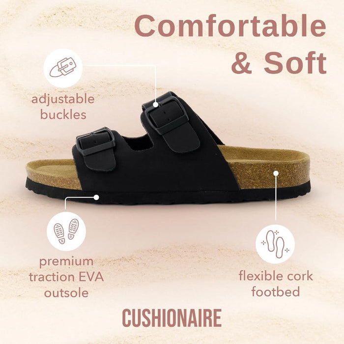 EVA Sole Cork Footbed Sandal With Adjustable Buckle