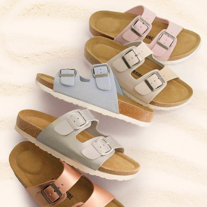 EVA Sole Cork Footbed Sandal With Adjustable Buckle