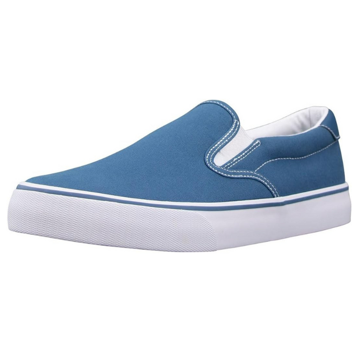 Flexible Sole Slip On Canvas Sneakers