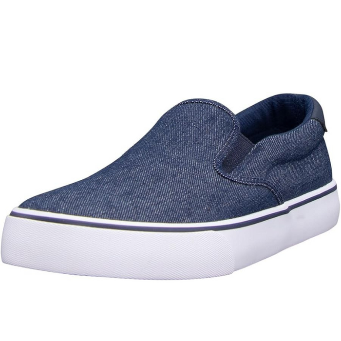 Flexible Sole Slip On Canvas Sneakers