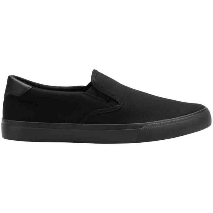Everyday Comfort Slip On Canvas Sneakers With Contrast Sole