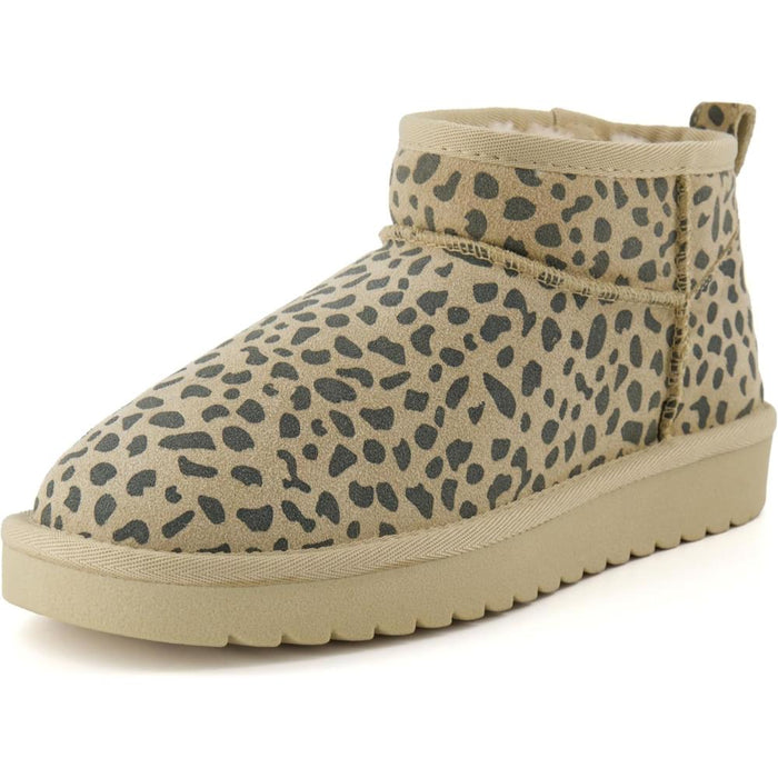 Dot Print Winter Snow Boots