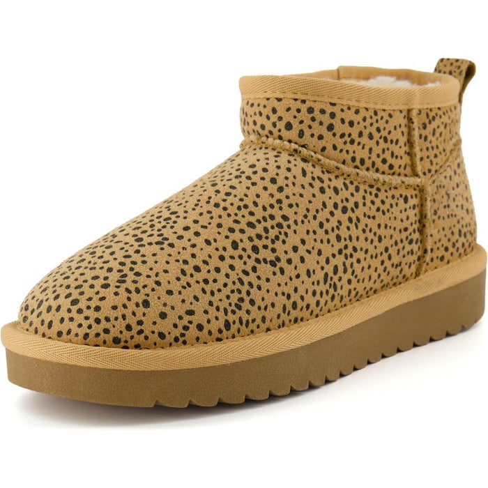 Dot Print Winter Snow Boots