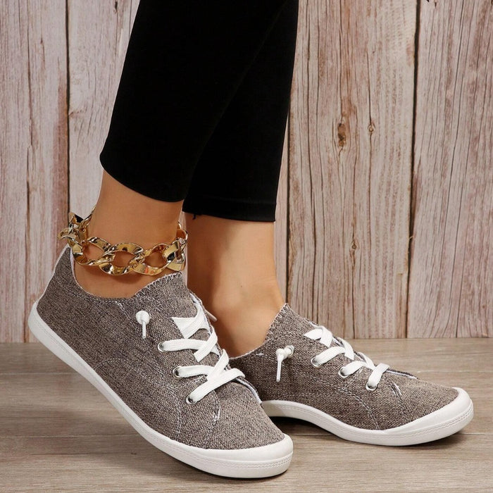 Lace Up Sporty Sneakers