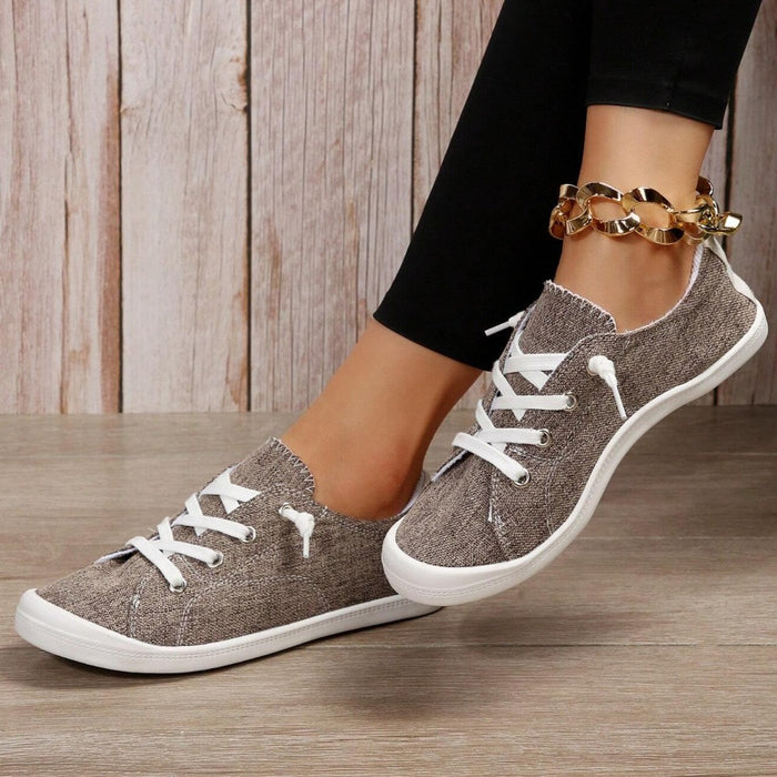 Lace Up Sporty Sneakers