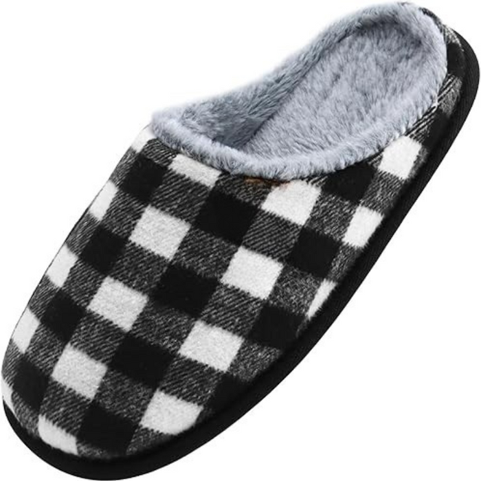 Memory Foam Indoor Outdoor Comfort Scuff Slippers