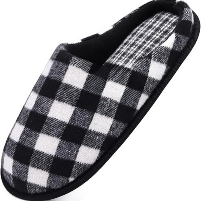 Memory Foam Indoor Outdoor Comfort Scuff Slippers