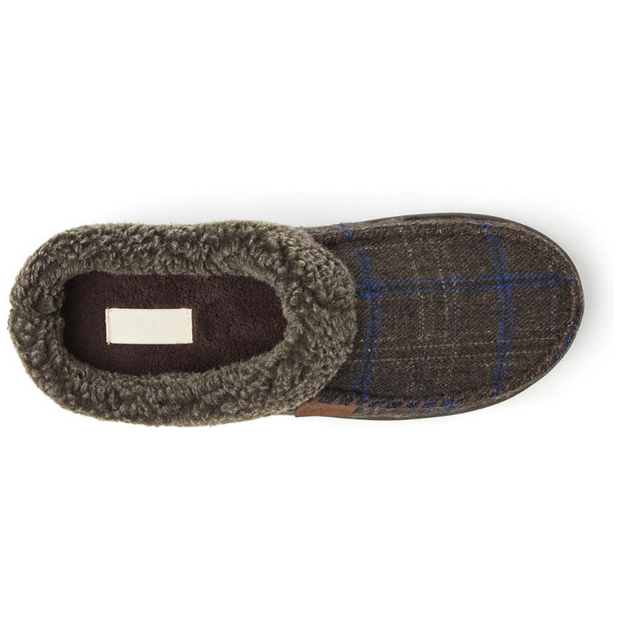 Sturdy Sole Plaid Slip On Slippers With Soft Lining