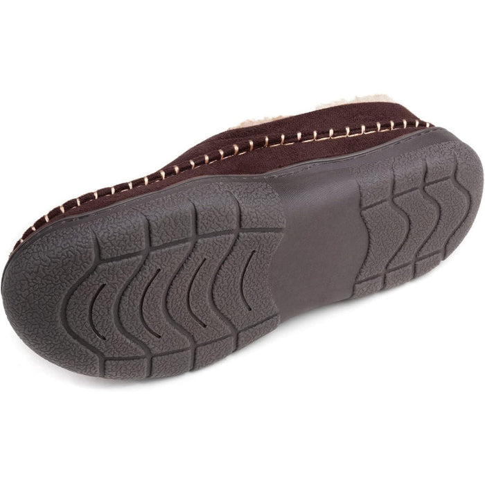 Cozy Comfort Slip On Moccasin Slippers
