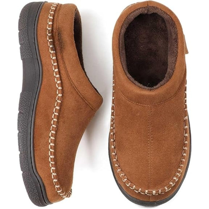 Cozy Comfort Slip On Moccasin Slippers