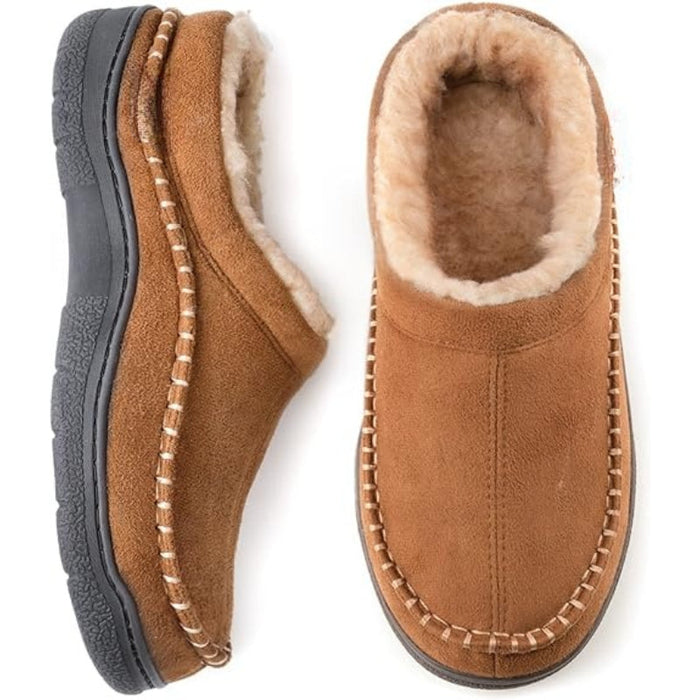Cozy Comfort Slip On Moccasin Slippers
