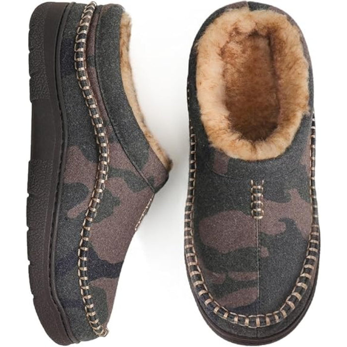 Cozy Comfort Slip On Moccasin Slippers