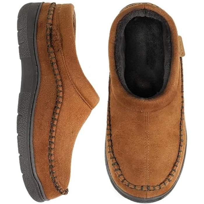 Cozy Comfort Slip On Moccasin Slippers