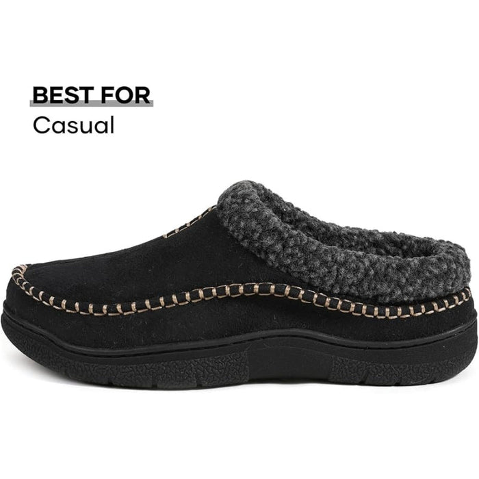 Cozy Comfort Slip On Moccasin Slippers