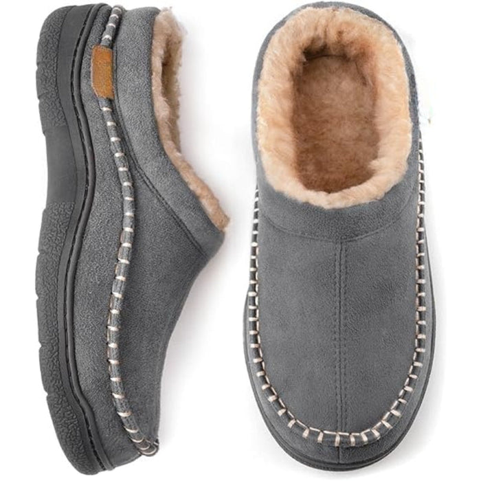 Cozy Comfort Slip On Moccasin Slippers