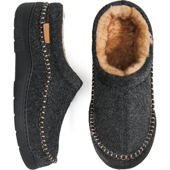 Cozy Comfort Slip On Moccasin Slippers