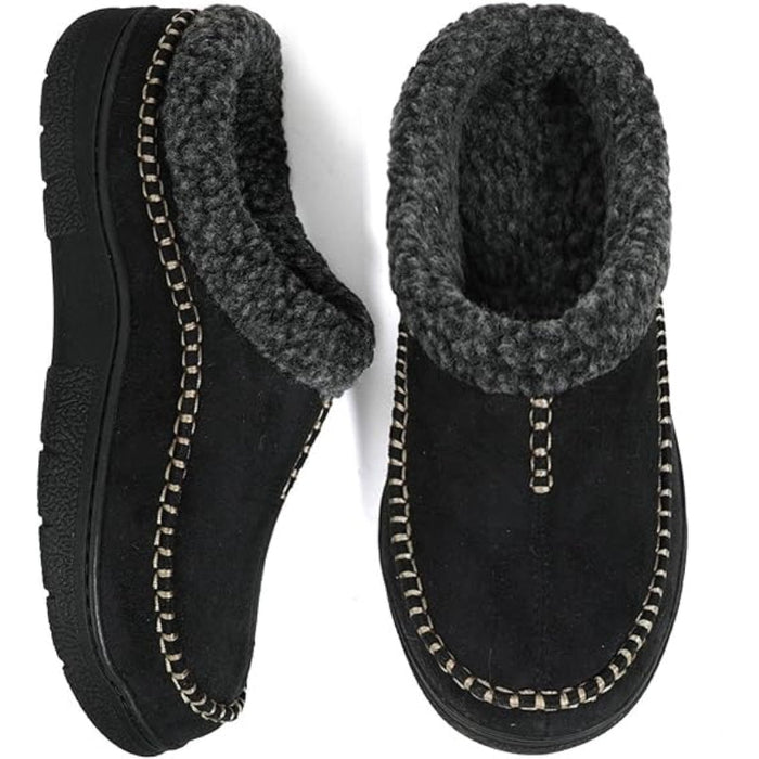 Cozy Comfort Slip On Moccasin Slippers