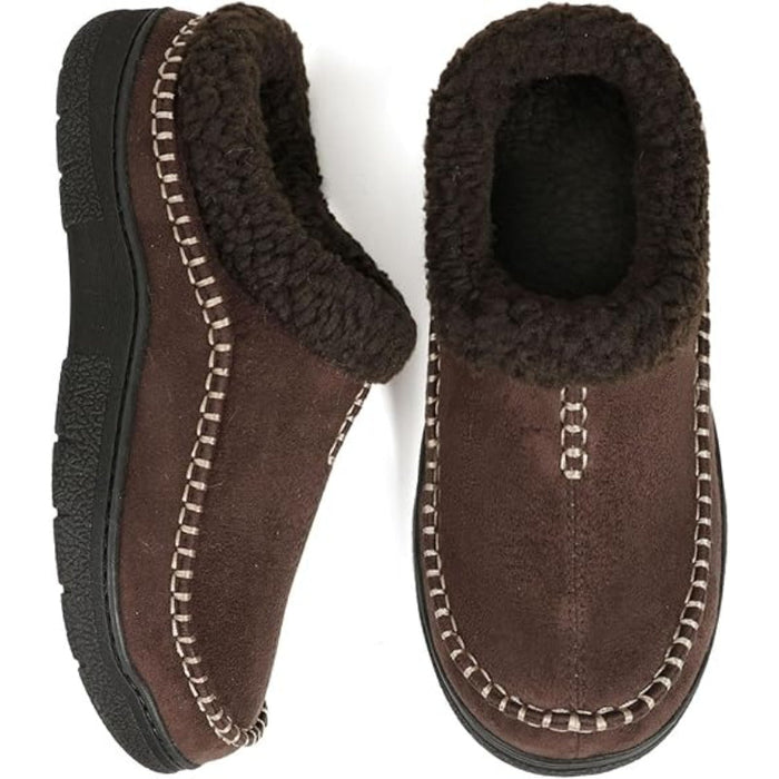 Cozy Comfort Slip On Moccasin Slippers