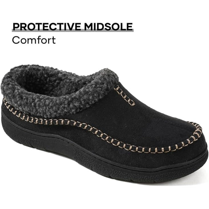 Cozy Comfort Slip On Moccasin Slippers