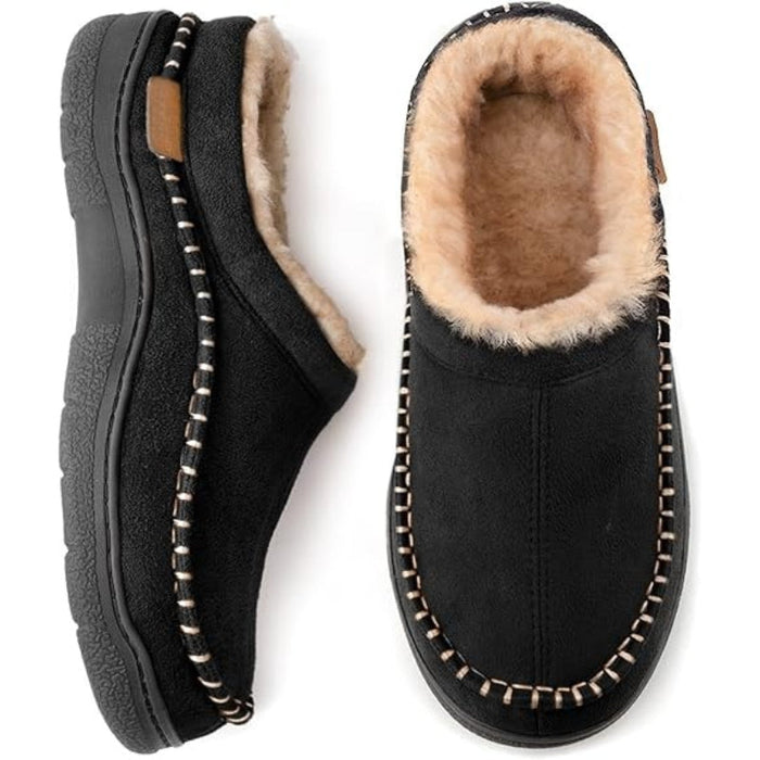 Cozy Comfort Slip On Moccasin Slippers