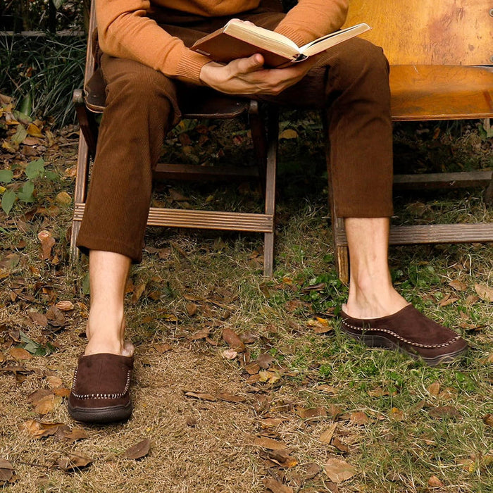Cozy Comfort Slip On Moccasin Slippers
