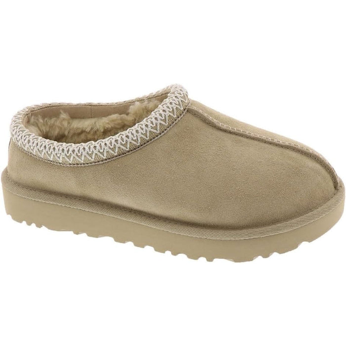 Embroidered Tasman Slip On Leather Slippers