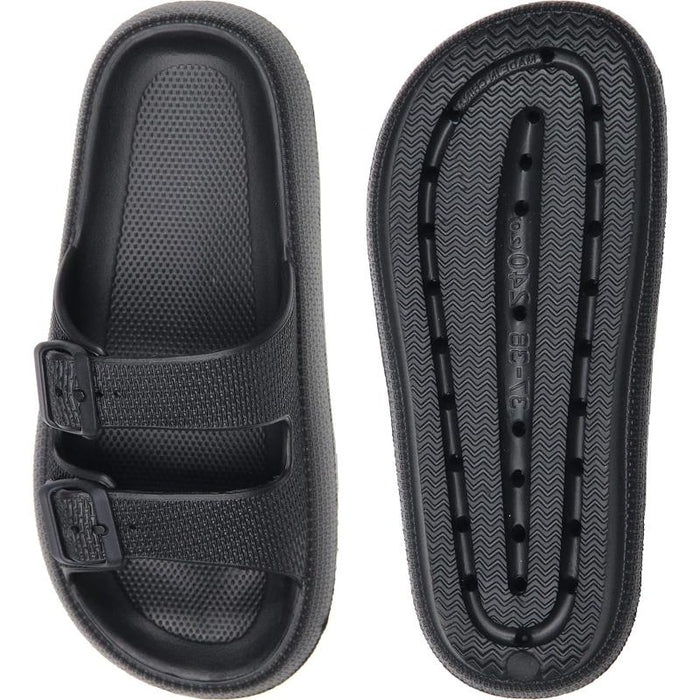 Unisex Comfy Craft Adjustable Dual Buckle Sandals